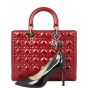 Dior Lady Dior Large Patent 