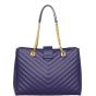 Saint Laurent Chevron Shopping Tote