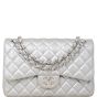 Chanel Classic Double Flap Jumbo | Silver 