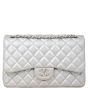 Chanel Classic Double Flap Jumbo | Silver 
