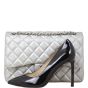 Chanel Classic Double Flap Jumbo | Silver 
