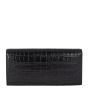 Saint Laurent Monogram Kate Clutch Croc-Embossed