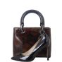 Dior Lady Dior Medium Printed Rose 