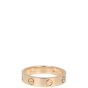 Cartier Love Wedding Band 18k Rose Gold 1 Diamond