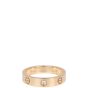 Cartier Love Wedding Band 18k Rose Gold 1 Diamond
