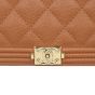 Chanel Boy Long Flap Wallet | Brown