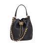 Chanel Quilted CC Drawstring Bucket Bag | Caviar