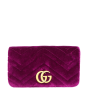 Gucci GG Marmont Velvet Super Mini Shoulder Bag