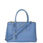 Prada Saffiano Lux Galleria Double Zip Tote Small