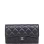 Chanel Classic Flap Long Wallet | Black 
