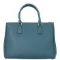 Prada Saffiano Lux Galleria Double Zip Pocket Tote Medium