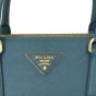 Prada Saffiano Lux Galleria Double Zip Pocket Tote Medium