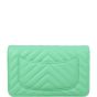 Chanel Classic Wallet on Chain Chevron | Mint Green