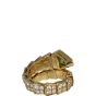 Bvlgari Serpenti Peridot 18K Yellow Gold Diamond Ring
