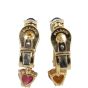 Bvlgari Allegra 18k Yellow Gold Diamond Multi Gemstone Drop Earrings