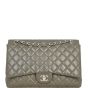 Chanel Classic Single Flap Maxi | Dark Grey Green