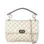 Valentino Rockstud Spike Medium Shoulder Bag Beaded