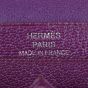 Hermes Bearn Card Holder (purple) Interior Stamp
