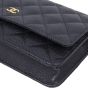 Chanel Classic Wallet on Chain | Black Gold Hardware 