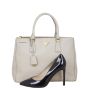 Prada Saffiano Lux Galleria Double Zip Tote Medium