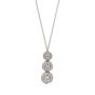 Tiffany & Co Circlet Triple Drop Platinum Diamond Necklace