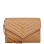 Saint Laurent Cassandre Flap Wristlet Pouch