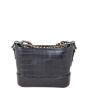 Chanel Gabrielle Hobo Logo Handle Croc Embossed Small