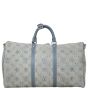 Louis Vuitton Keepall 50 Bandouliere Monogram Washed Denim