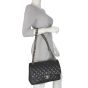 Chanel Classic Double Flap Jumbo | Black Lambskin Diamond 