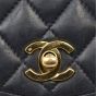 Chanel Vintage Half Moon Single Flap Bag