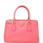 Prada Saffiano Lux Galleria Double Zip Tote Mini