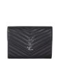 Saint Laurent Cassandre Flap Wristlet Pouch