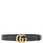 Gucci Marmont Double G Slim Belt