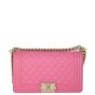 Chanel Boy Old Medium | Pink 26 Series