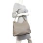 Prada Vitello Daino Logo Embossed Shoulder Bag