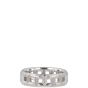 Tiffany & Co T True 18k White Gold Wide Ring