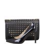 Valentino Rockstud Spike Demilune Bag Medium