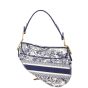 Dior Saddle Bag Toile de Jouy Embroidered