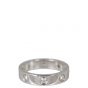 Cartier Love Wedding Band 18k White Gold 8 Diamonds Ring