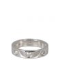 Cartier Love Wedding Band 18k White Gold 8 Diamonds Ring