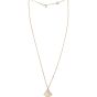 Bvlgari Diva's Dream 18k Rose Gold Diamond Mother of Pearl Pendant Necklace