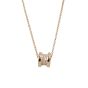 Bvlgari B.Zero1 18k Rose Gold Diamond Necklace