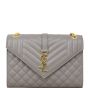Saint Laurent Monogram Mix Matelasse Envelope Chain Bag Medium