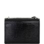 Saint Laurent Sunset Medium Croc-Embossed