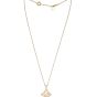 Bvlgari Diva's Dream 18k Rose Gold Diamond Mother of Pearl Pendant Necklace