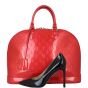 Louis Vuitton Alma GM Monogram Vernis | Orange 