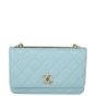Chanel CC Trendy Wallet on Chain | Baby Blue