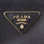Prada Saffiano Galleria Double Zip Tote Small Front Plate