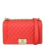 Chanel Boy Old Medium | Red
