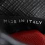 Prada Saffiano Lux Chain Lock Flap Bag Interior Stamp